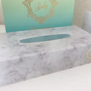 美品　Rady 大理石シリーズティッシュケース付の画像