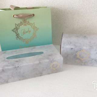 美品　Rady 大理石シリーズティッシュケース付の画像