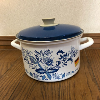 鍋（花柄）
