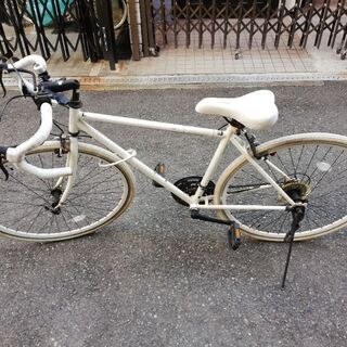 Grandir 700C変速自転車　ホワイト