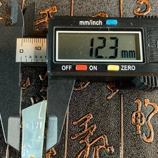 ネックレス 竹 ミャンマー産 本翡翠 氷ヒスイ A貨 18kゴールド　透明色 誕生日プレゼント  鑑別書付き 2022072101の画像