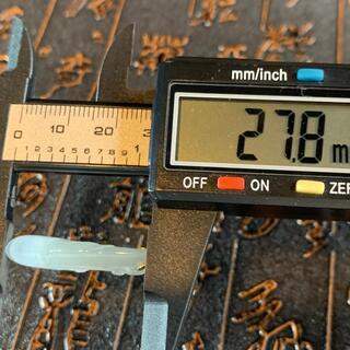 ネックレス 竹 ミャンマー産 本翡翠 氷ヒスイ A貨 18kゴールド　透明色 誕生日プレゼント  鑑別書付き 2022072101の画像