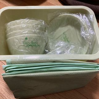 プーさんピクニックセット 4人分(プラスチック製)
