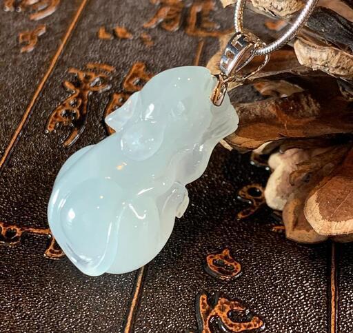 福袋 ネックレス 鼠 ミャンマー産 本翡翠 氷ヒスイ 緑色 お手作り 誕生日プレゼント  鑑別書付
