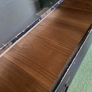 ☆差し上げます☆ 古いタンス　黒色　５段　小引き出し付きの画像