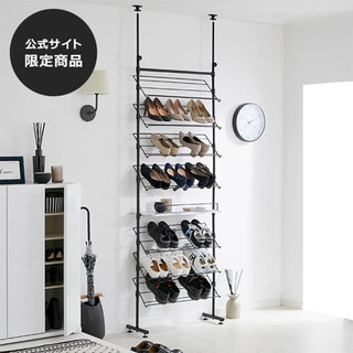 靴収納 シューズラック 突っ張り棚 玄関 壁面収納
