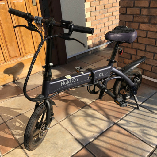 「福岡新宮」hold on 電動アシスト　スマホホルダー付　空気変換アダプター付