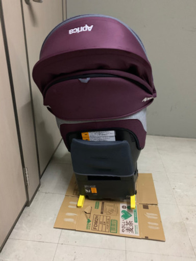 チャイルドシート　クルリラプラス　ローズ　アップリカ　ISOFIX