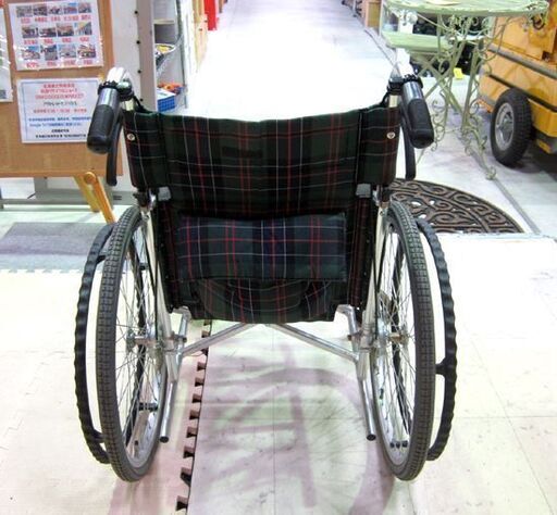 商談中 車いす 訳あり 自走式 アルミ製スタンダード車いす マツナガ