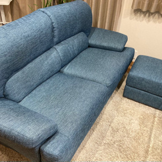 ニトリ　３人用ソファの画像