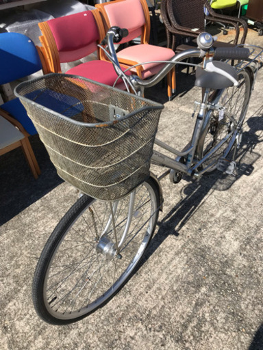 外装6段変速付 自転車 オートライト 27インチ 中古