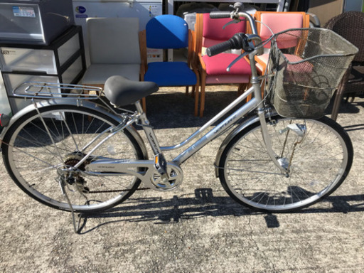外装6段変速付 自転車 オートライト 27インチ 中古
