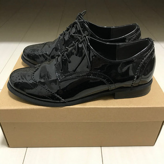 【0円無料】レースアップシューズ Mサイズ 23〜23.5cmの画像
