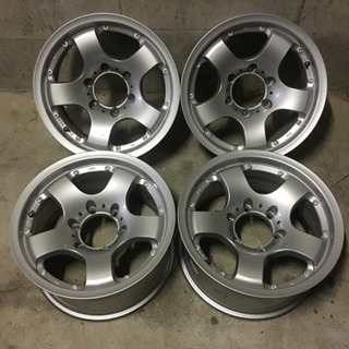 アルミホイール 16インチ8jj / PCD139.7 6H オフセット24 / パジェロ　ハイラックス　サーフ