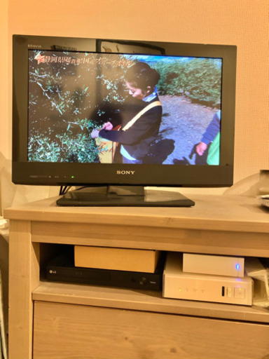 SONY BRAVIA 22v型(Blu-rayプレーヤー、外付けHDD付き)