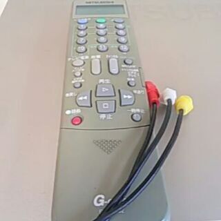 三菱電機 S-VHSビデオデッキ HV-BS86 リモコン付の画像
