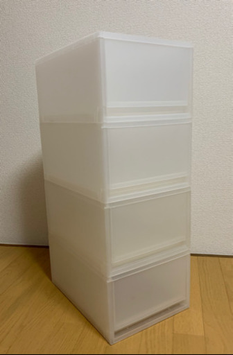 クリアケース(無印良品)PPケース引出し式×14