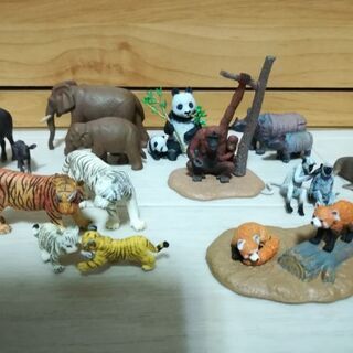 親子動物フィギュア