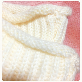 [未使用]アナと雪の女王 エルサ ふんわりスヌード白お子様から大人NOチクチクの画像