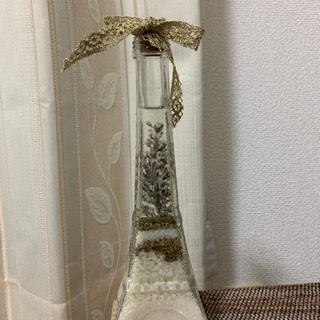 ホワイトデー　ハーバリウム　エッフェル塔　ハンドメイド  インテリア　雑貨　クリスマスプレゼントの画像