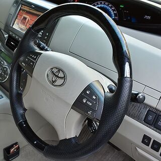 車検取り立て2年付 トヨタ エスティマ ハイブリッド G 7人乗り AHR20W 車高調 19インチホイール ピレリ ETC ドラレコ 後席フリップダウン ファミリーカー ミニバン ライトパープルマイカ TOYOTAの画像