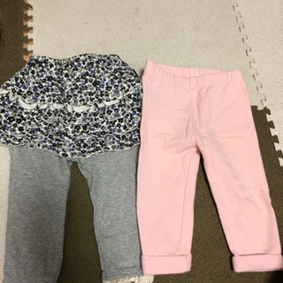 女の子用ズボン２着（80.90）