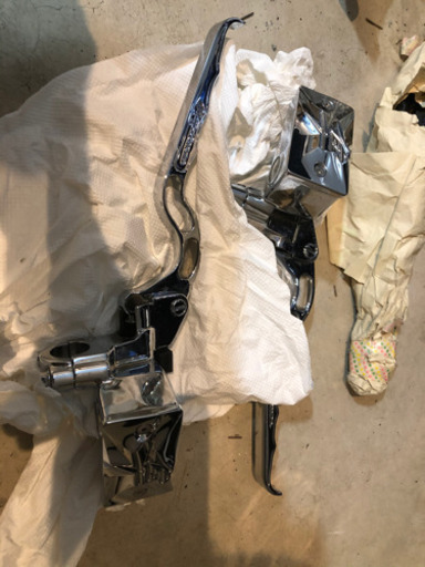 前期型gsx1300r隼純正マスターとレバー　クロームメッキ化