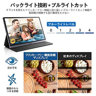 モバイルモニター 15.6インチ PSE認証済み 新品・未使用の画像