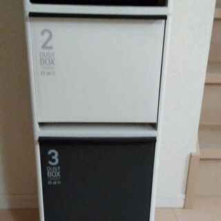分別 ゴミ箱 3段 の画像