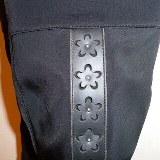 ロングブーツ【黒】〈新品〉22.5cmの画像