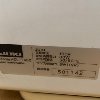 11-385 JUKI  ミシンの画像
