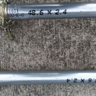 単管パイプ 規格 φ48.6×2.4mm厚　クランプおまけの画像