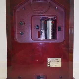 オルゴール時計の画像