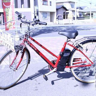 【未使用品】26インチ 電動自転車 自転車 21テクノロジー 折りたたみ自転車 シマノ製ギア グリップ 3つのアシストモード♪