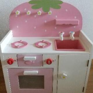 木製キッチン台 ままごと用