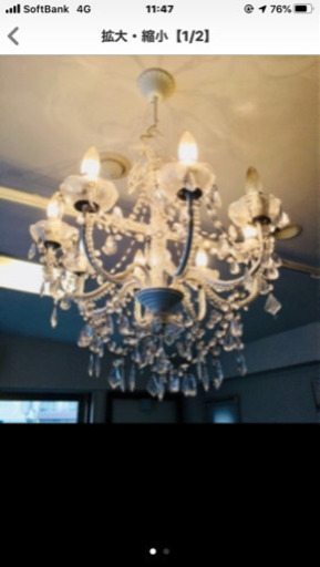 きれいなシャンデリア