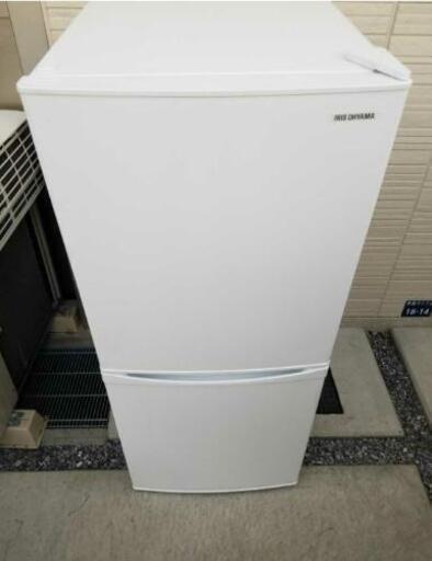 ☆美品☆ 2020年製 IRIS OHYAMA アイリスオーヤマ ノンフロン冷凍冷蔵庫 IRSD-14A-W142L