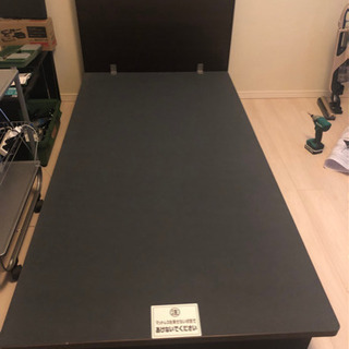 シングルベット ベット下収納の画像