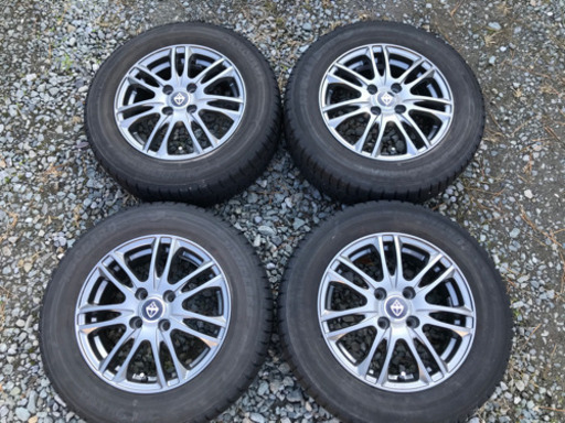 コンパクトカー用 アルミホイール付きスタッドレスタイヤ★175/70R14 84Q★