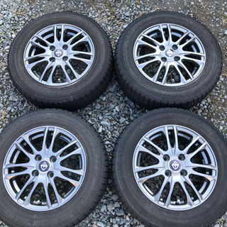 コンパクトカー用 アルミホイール付きスタッドレスタイヤ★175/70R14 84Q★