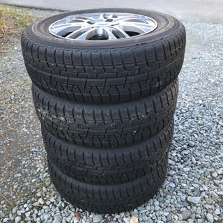 コンパクトカー用 アルミホイール付きスタッドレスタイヤ★175/70R14 84Q★の画像