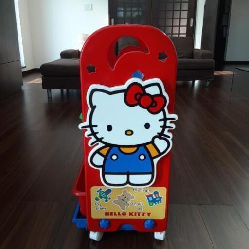キティちゃん　おもちゃ箱　おもちゃ収納　ラック