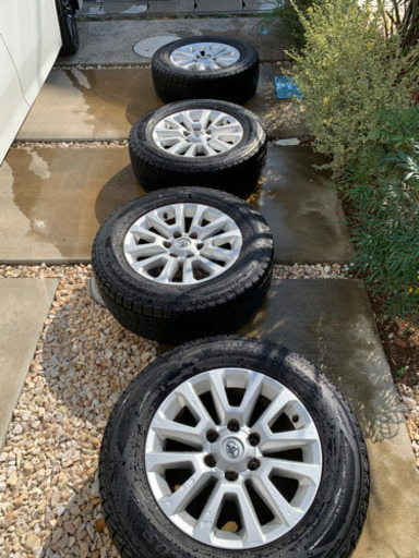 プラド150 中期純正18インチ　スタッドレス　ダンロップ