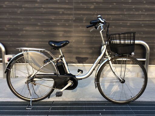 地域限定　パナソニック　ビビ　FX　新基準　子供乗せ　12AH　シルバー　アシスタ　パスウィズ　神戸市　電動自転車