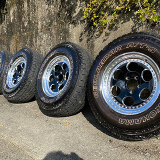 16インチ🚘　245/75R16 GEOLANDAR ホイール付き　4本セットの画像