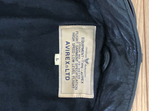 A V I REX   ライダースレザージャケット 美品中古