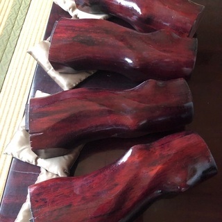 最終値下げ　紅紫檀1枚板座卓 中古品【紅紫檀 座卓 一枚板 ローテーブル】121cm×75cm 厚さ6cm