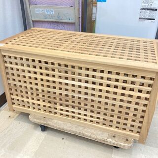 IKEA(イケア) HOL(ホール) アカシア材 収納テーブル