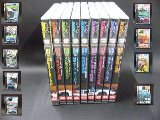 AE86Club ハチロククラブ全9巻セット　DVD　中古