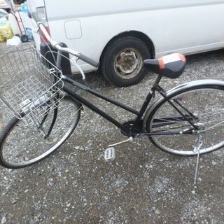 リサイクルショップのダイトーです。 おしゃれアイテム　お持ち帰り価格　自転車27インチ（黒）の画像